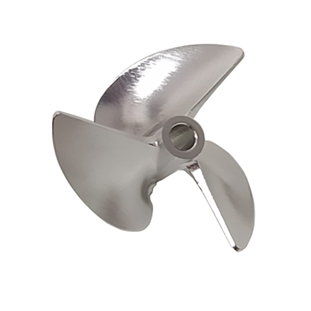 RC Boat Propeller CNC 3-Blades 4.76mm 3/16" 42mm P1.6 Prop for RC Speedboat Hydroplane CAT Catamaran Oval Vee (Left Hand)