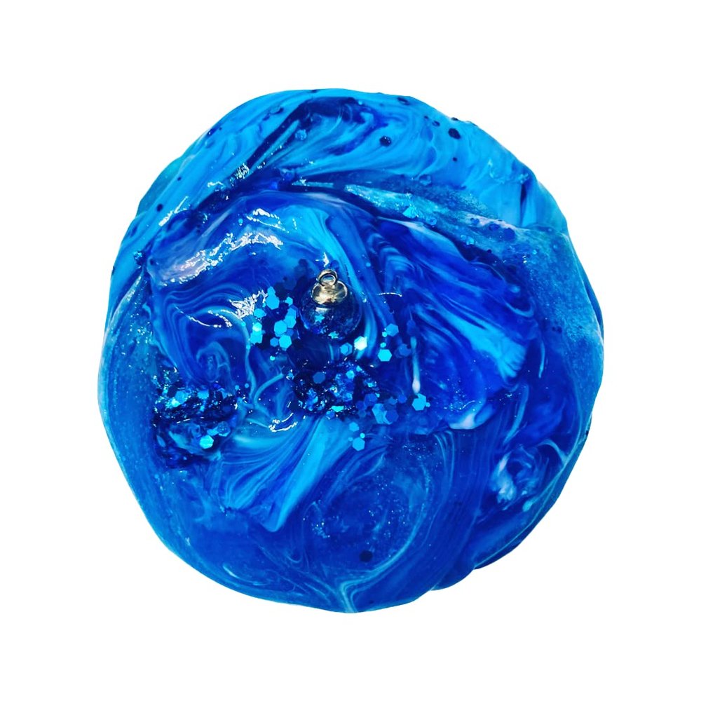 BLUBERRY LAVA LAMP, An incredible blend of clear slime and blue cloud slime, smells fantastic, pops, clicks galore, and stunning to watch as the puffs of color drip downward. Enjoy. (pink)