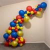 16Feet Balloons Arch Garland Kit 100PCS Red Blue Yellow Balloon Kit for Super Boy Father's Birthday Father's Day Baby Shower Decorations Graduation Decorations view 2