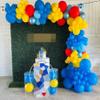 16Feet Balloons Arch Garland Kit 100PCS Red Blue Yellow Balloon Kit for Super Boy Father's Birthday Father's Day Baby Shower Decorations Graduation Decorations view 3