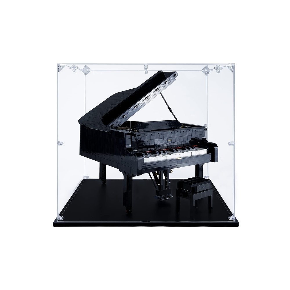 SONGLECTION Acrylic Display Case Compatible for Grand Piano #21323, Dustproof Display Case (Case Only)