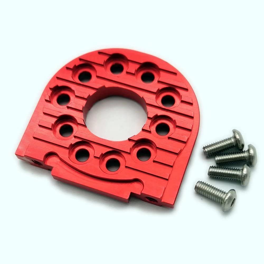 Aluminum Adjustable Motor Mount 16T-25T Red for Tamiya TT02 D9