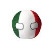 Bisavch Plushies Polandball 3.5 Inches Plush Toy Country Ball Anime Cosplay Countryball Mini Pillow Cushion Key Ring Home Decor,Italy view 1