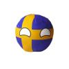 Bisavch Plushies Polandball 3.5 Inches Plush Toy Country Ball Anime Cosplay Countryball Mini Pillow Cushion Key Ring Home Decor,Sweden view 1