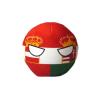 Bisavch Plushies Polandball 7.9 Inches Plush Toy Country Ball Anime Cosplay Mini Pillow Cushion Countryball Home Decor,Austro-Hungarian Empire view 1