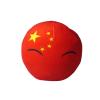 Bisavch Plushies Polandball 7.9'' Plush Toy Country Ball Anime Cosplay Mini Pillow Cushion Countryball Home Decor,China A view 1