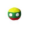 Bisavch Plushies Polandball 3.5 Inches Plush Toy Country Ball Anime Cosplay Countryball Mini Pillow Cushion Key Ring view 1