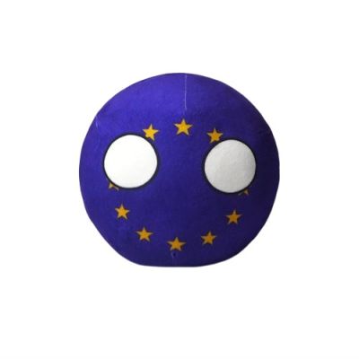 Bisavch Plushies Polandball 3.5 Inches Plush Toy Country Ball Anime Cosplay Countryball Mini Pillow Cushion Key Ring Home Decor,EU