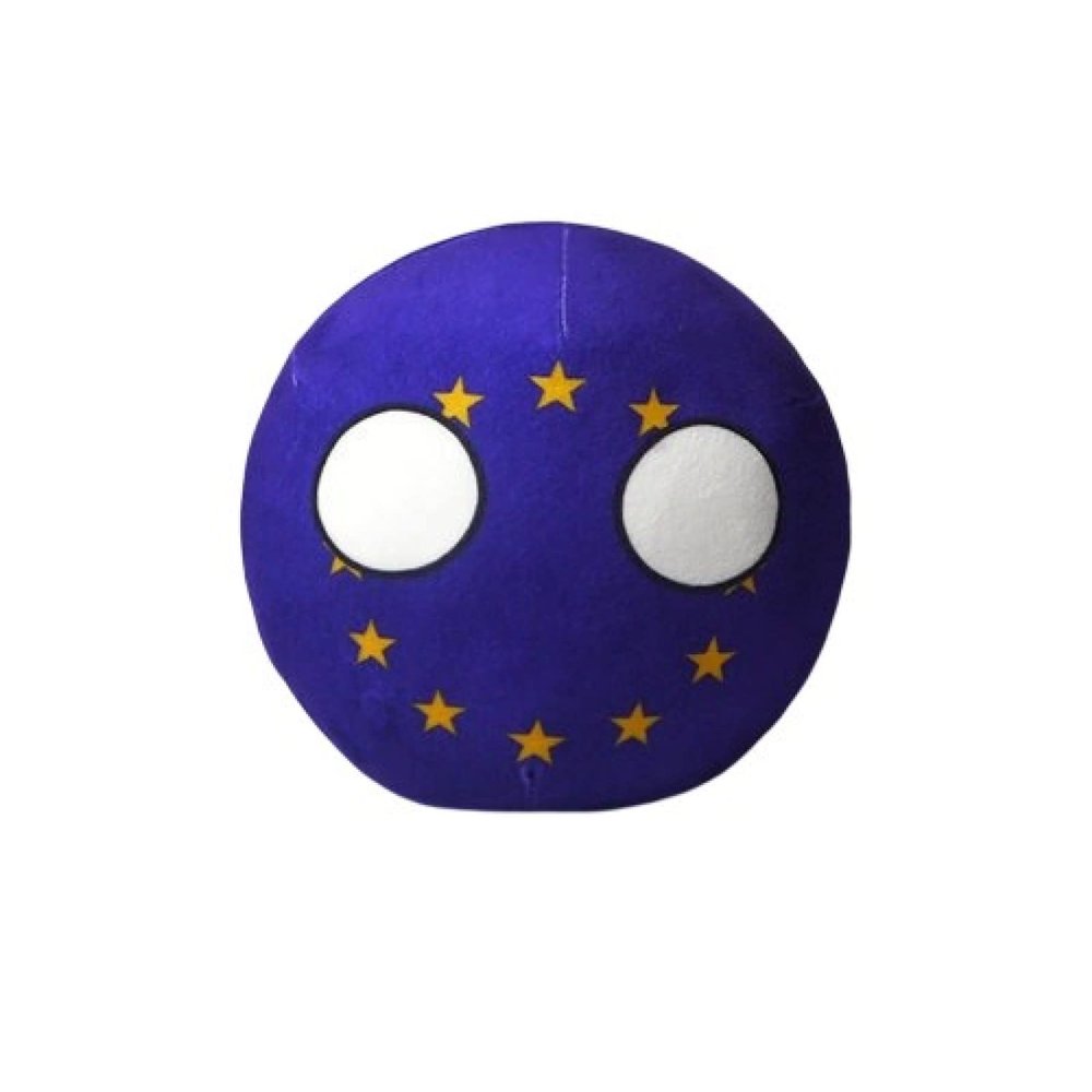 Bisavch Plushies Polandball 3.5 Inches Plush Toy Country Ball Anime Cosplay Countryball Mini Pillow Cushion Key Ring Home Decor,EU