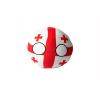 Bisavch Plushies Polandball 3.5 Inches Plush Toy Country Ball Anime Cosplay Countryball Mini Pillow Cushion Key Ring Home Decor,Georgia view 1