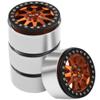 ShareGoo 4PCS Metal 2.2" RC Crawler Beadlock Wheels 35mm Compatible with 1/10 Traxxas TRX4 Axial SCX10 Wraith 90048 90018 RR10 RC Crawler Car (Orange) view 1