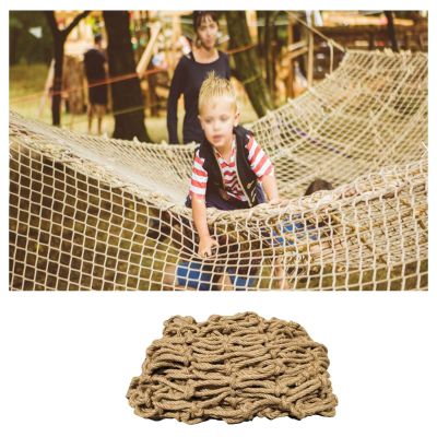 Child Safety Net Playground Climbing Net Heavy Duty Cargo Rope Ladder Truck Trailer Rope Netting Outdoor Railing Hemp Net Balcony Protective Net Treehouse Fence Decor Net Swingset