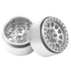 4PCS ShareGoo Metal 1.9 inch Beadlock Wheel Rims Set Wheel Hubs 12mm Hex Compatible with Traxxas TRX4 Axial SCX10 SCX10-II 90046 SCX10-III AXI03007 D90 Gen8 1/10 RC Crawler (Silver) view 3