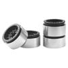 4PCS ShareGoo Metal 1.9 inch Beadlock Wheel Rims Set Wheel Hubs 12mm Hex Compatible with Traxxas TRX4 Axial SCX10 SCX10-II 90046 SCX10-III AXI03007 D90 Gen8 1/10 RC Crawler (Black) view 2