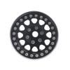 4PCS ShareGoo Metal 1.9 inch Beadlock Wheel Rims Set Wheel Hubs 12mm Hex Compatible with Traxxas TRX4 Axial SCX10 SCX10-II 90046 SCX10-III AXI03007 D90 Gen8 1/10 RC Crawler (Black) view 4