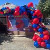 100PCS Blue Black Red Balloons Garland Arch Kit for Birthday, Baby Shower Graduation Decoration view 2