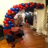 100PCS Blue Black Red Balloons Garland Arch Kit for Birthday, Baby Shower Graduation Decoration view 3