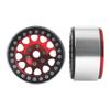 4PCS ShareGoo Metal 1.9 inch Beadlock Wheel Rims Set Wheel Hubs 12mm Hex Compatible with Traxxas TRX4 Axial SCX10 SCX10-II 90046 SCX10-III AXI03007 D90 Gen8 1/10 RC Crawler (Black & Red) view 3