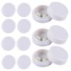 Toddmomy Baby Rattle Insert Flat Ring Noise Maker Plastic Rattling Toy Parts for Infant and Toddler Toy Replacement 0.59 Inch view 1