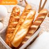 Joeabor 4pcs Artificial Bread Set, Realistic Fake Food for Display, Fake Bread for Decoration, Faux Baguette Food Props view 4