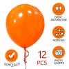 18 Inch Orange Balloons 12 Pack Large Latex Party Balloons Round Helium Balloon for Halloween Birthday Party Anniversary Festival Party Decorations (Orange Balloons 18 inch) view 3