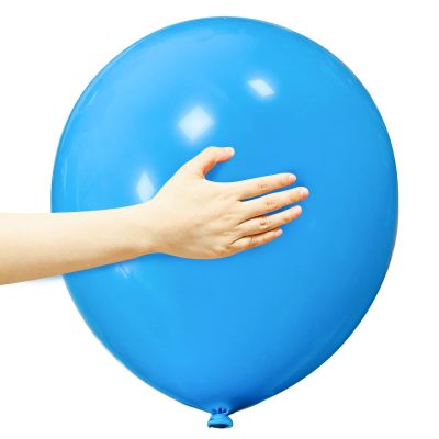 18 Inch Blue Balloons 12 Pack Large Latex Party Balloons Round Helium Balloon for Christmas Wedding Birthday Party Baby Shower Anniversary Festival Party Decorations (Blue Balloon 18 inch)