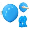 18 Inch Blue Balloons 12 Pack Large Latex Party Balloons Round Helium Balloon for Christmas Wedding Birthday Party Baby Shower Anniversary Festival Party Decorations (Blue Balloon 18 inch) view 3