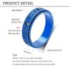 Anxiety Spinner Fidget Ring - Women & Men, Blue, Size 10 view 2