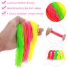 Prasacco 4 PCS Ramen Noodles Fidget Toy Stretchy Spaghetti Ball Fidget String Noodles Fidget Toy for Stress Relieve view 3