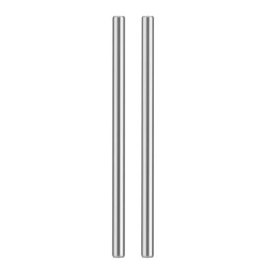 Plplaaoo Pair of Stainless Steel RC Motor Shafts, 5mm High-Strength Metal Motor Shaft for RC Applications, Durable Replacement for Brushless Motors in RC Cars, Planes & Drones