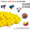 300 Rounds Refill Pack Balls Ammo Bulk Compatible with Nerf Rival Gun, TiopLior Yellow Foam Bullet Ball Replacement Refill Pack for Nerf Rival Blasters & Toy Blasters Gun(HIR, High-Impact Rounds) view 3