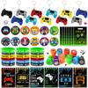 BANBALLON 66 PCS Video Game Party Favors Video Game Theme Notepads Wristbands Stampers Keychains For Level Up Party Gamer Birthday Party Classroom Rewards Supplies view 2