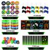 BANBALLON 66 PCS Video Game Party Favors Video Game Theme Notepads Wristbands Stampers Keychains For Level Up Party Gamer Birthday Party Classroom Rewards Supplies view 3