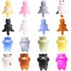 16pcs Mochi Squishy Toys Set, Mini Kawaii Animals Squishies Pack Fidget Toys for Kids - Cat Party Favors, Fidget Toys Packs, Birthday Gifts for Boys & Girls view 1