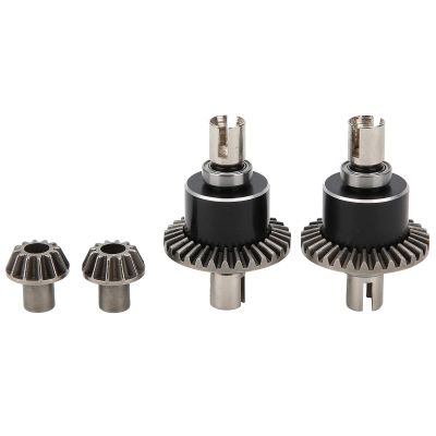 SPYMINNPOO RC Car Differencial Gear, Metal 1/14 RC Car Differential Assembly Kits Accessory Compatible with 144001
