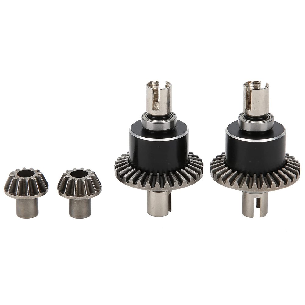SPYMINNPOO RC Car Differencial Gear, Metal 1/14 RC Car Differential Assembly Kits Accessory Compatible with 144001