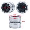 New 4pcs/Set Metal Rear Wheel Rims Hubs for 1/14th Tamiya Tractor Truck Climbing Trailer Cargo Upgrade Parts view 2