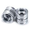 New 4pcs/Set Metal Rear Wheel Rims Hubs for 1/14th Tamiya Tractor Truck Climbing Trailer Cargo Upgrade Parts view 4