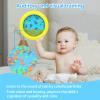 Musfunny Ocean Drum Wave Bead Drums Gentle Sea Sound Music Gift Musical Educational Sea Sound Drum Tool for Kid Child Baby (Yellow) view 3