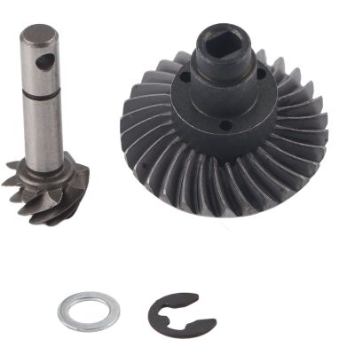 plplaaoo RC Car Bevel Gear Set,Heavy Duty RC Bevel Gear,Stainless Steel Bevel Gear Set 30T/8T for Axial AR44 RC Car Part Accessory,RC Model Vehicle Parts,RC Upgrade Accessories