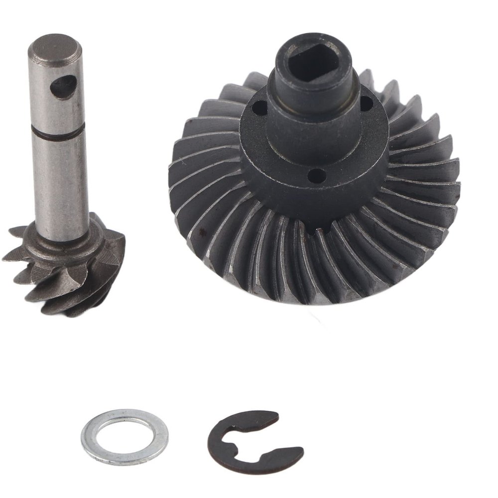 plplaaoo RC Car Bevel Gear Set,Heavy Duty RC Bevel Gear,Stainless Steel Bevel Gear Set 30T/8T for Axial AR44 RC Car Part Accessory,RC Model Vehicle Parts,RC Upgrade Accessories
