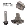 plplaaoo RC Car Bevel Gear Set,Heavy Duty RC Bevel Gear,Stainless Steel Bevel Gear Set 30T/8T for Axial AR44 RC Car Part Accessory,RC Model Vehicle Parts,RC Upgrade Accessories view 4