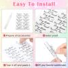 Kathfly 200 Pcs Mini White Heart Bubble Wand Party Favors with 200 Stickers Bulk Mini Bubbles for Wedding Send Off, Anniversaries, Celebrations, Birthday, Special Festival Gift for Couple, No Liquid view 3