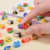 300Pcs Mini Erasers for Kids Bulk, Small Animal Fruit Erasers view 2