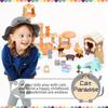43 PCS Cat Pet Pretend Play Kids Toys&32 PCS Dog Figures Pet Pretend Play Toys Educational Toy for Girls and Boys view 3