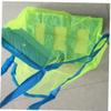 Beach Toy Mesh Bag 2pcs Large Mesh Beach Bag for Toys Sand Tote with Zipper for Child Swim Pool Travel view 2