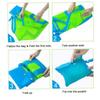 Beach Toy Mesh Bag 2pcs Large Mesh Beach Bag for Toys Sand Tote with Zipper for Child Swim Pool Travel view 3