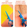 LOVESTOWN Kids Scissors, 10PCS Plastic Safety Scissors Preschool Training Scissors for Toddlers DIY Crafts Paper Cut Multi view 3