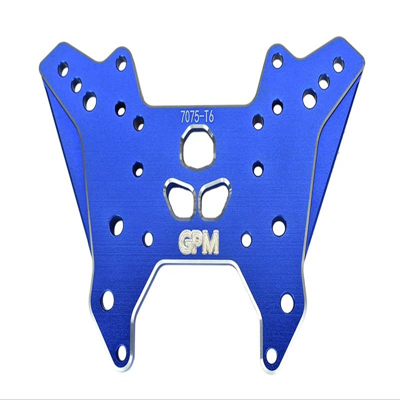 1Pc Set Upgrades Aluminum 7075-T6 Front Damper Plate Arrma 1/7 Fireteam Tactical Unit 6S BlxARA7618 RC Cars by GPM (blue)