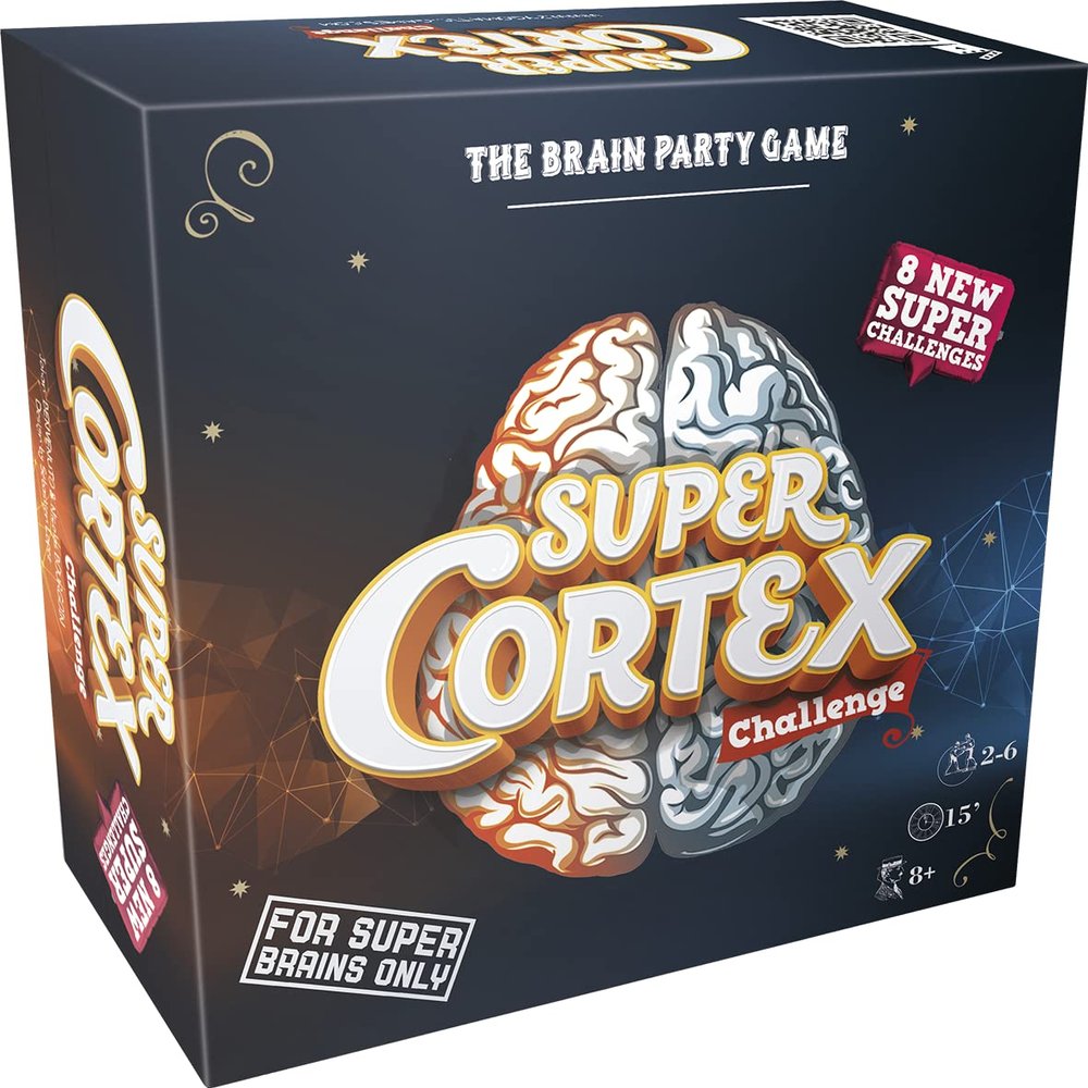 Asmodee Zygomatic | Super Cortex Challenge | Challenging Party Card Game | Ages 8+ | 2-6 Players | 15+ Minutes Playing Time